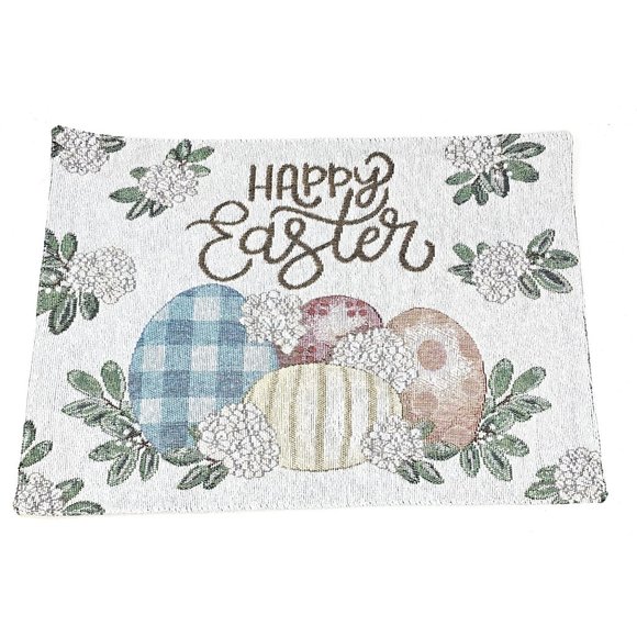 Happy Easter Egg Fabric Placemats (Set of 4) - Picture 2 of 3